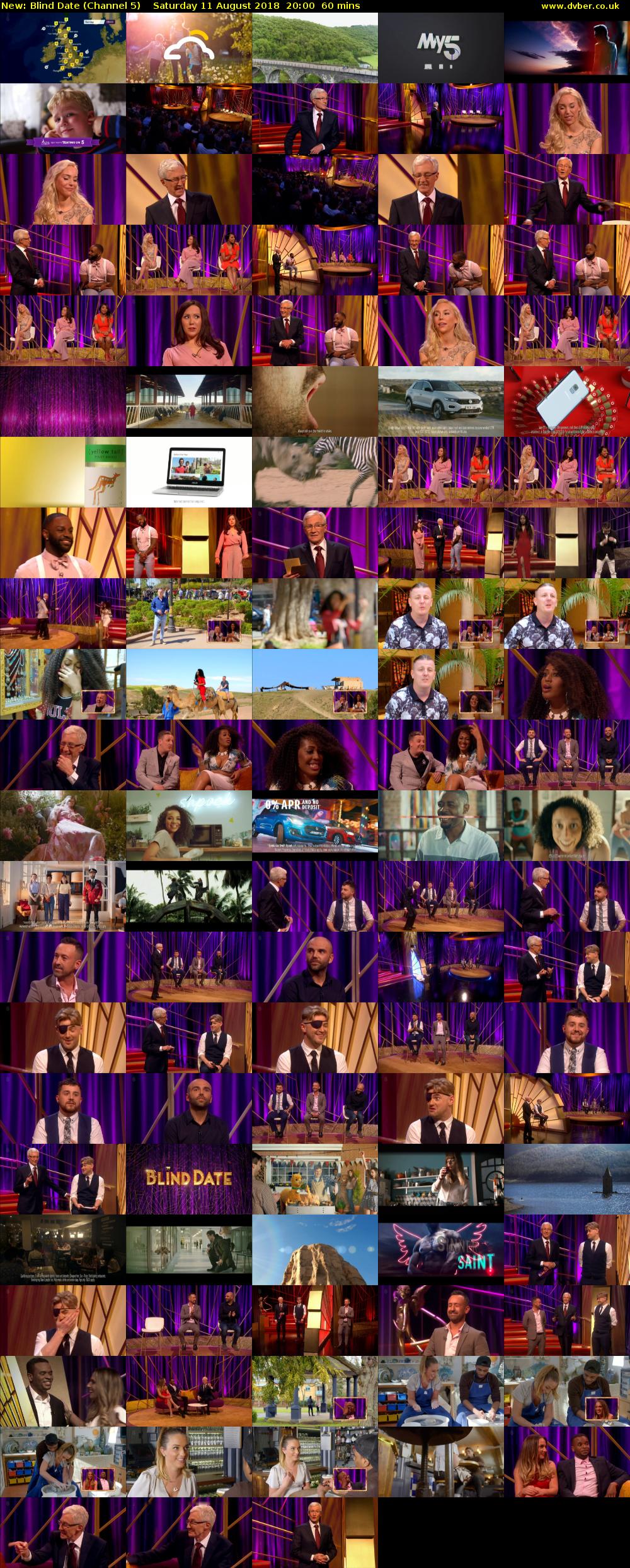 Blind Date (Channel 5) Saturday 11 August 2018 20:00 - 21:00