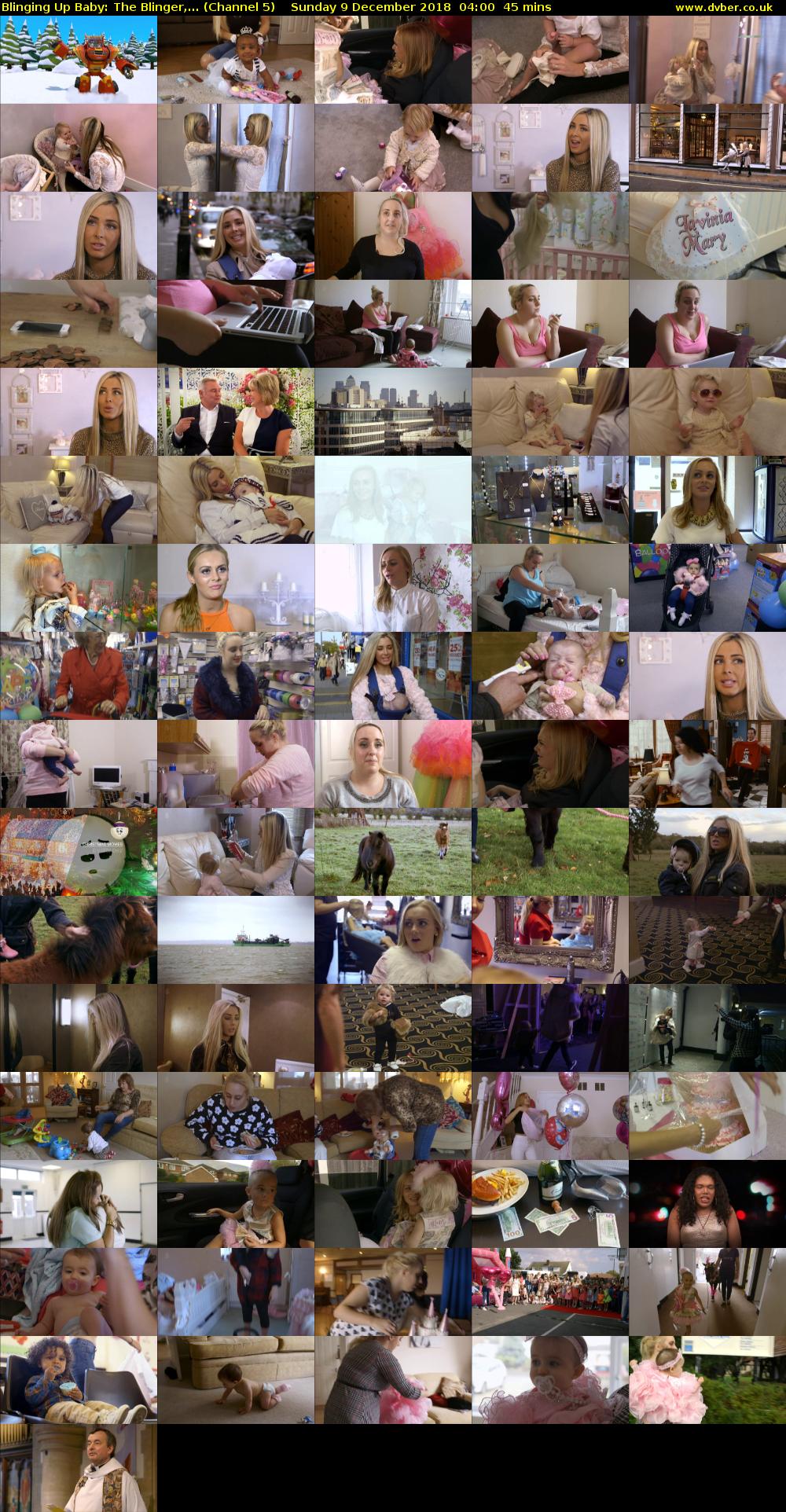 Blinging Up Baby: The Blinger,... (Channel 5) Sunday 9 December 2018 04:00 - 04:45