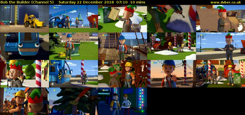 Bob the Builder (Channel 5) Saturday 22 December 2018 07:10 - 07:20