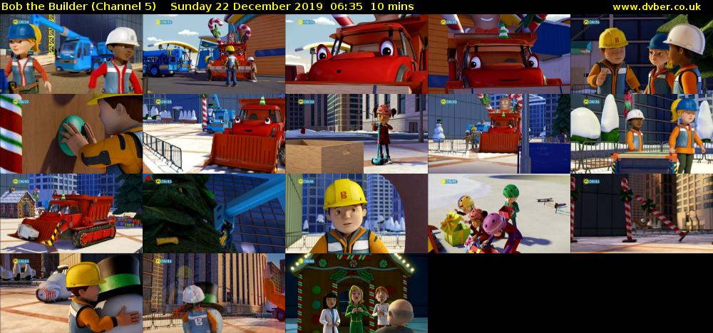 Bob the Builder (Channel 5) Sunday 22 December 2019 06:35 - 06:45