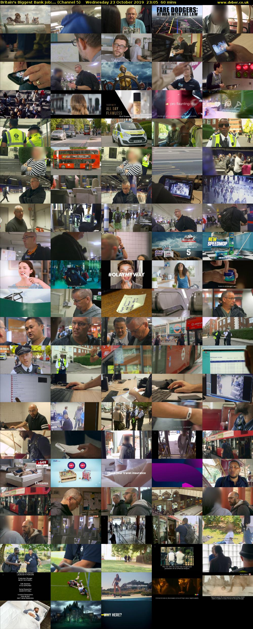 Britain's Biggest Bank Job:... (Channel 5) Wednesday 23 October 2019 23:05 - 00:05