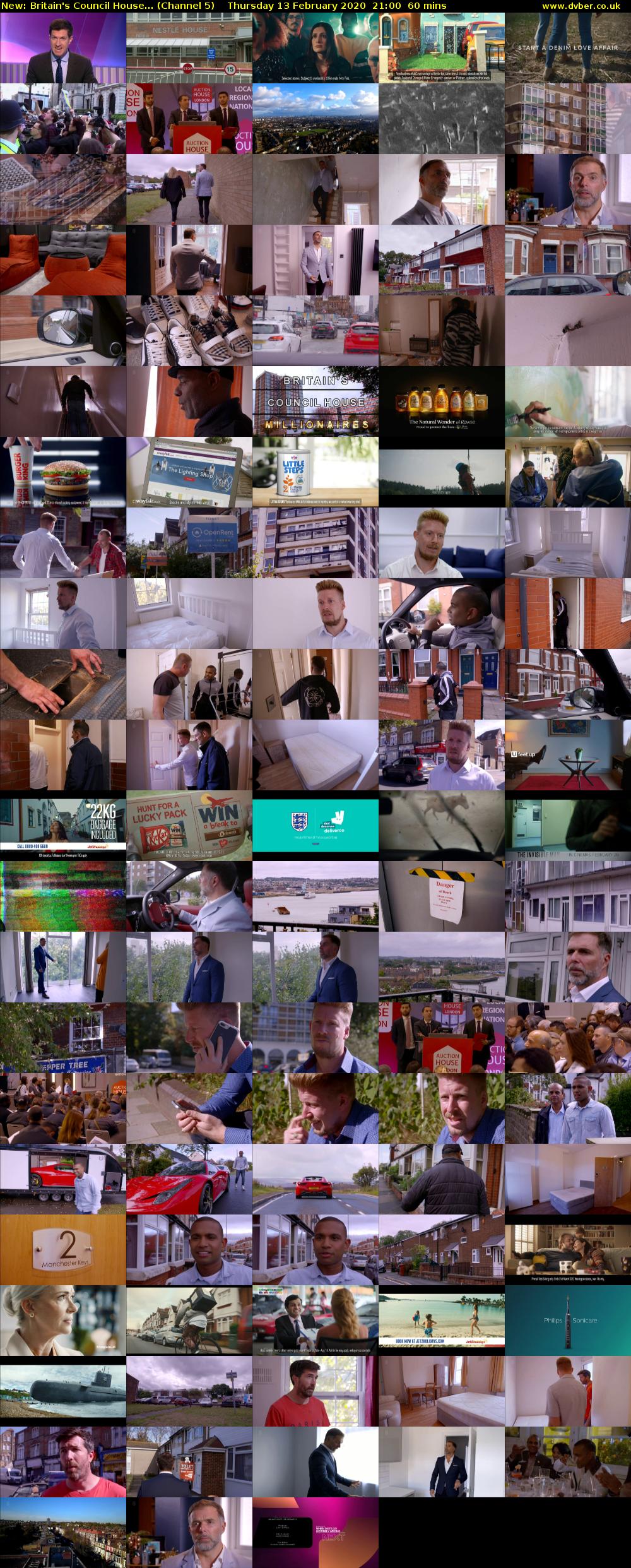 Britain's Council House... (Channel 5) Thursday 13 February 2020 21:00 - 22:00