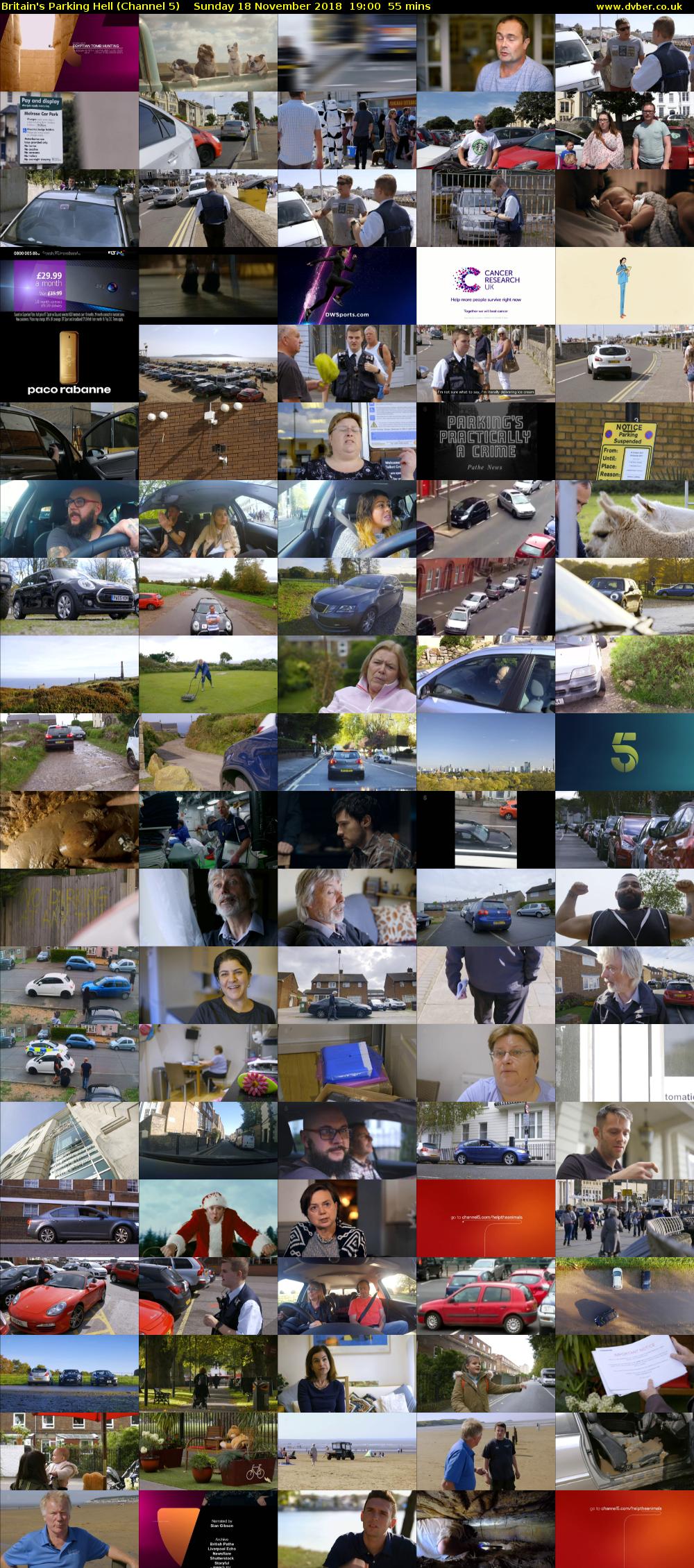 Britain's Parking Hell (Channel 5) Sunday 18 November 2018 19:00 - 19:55