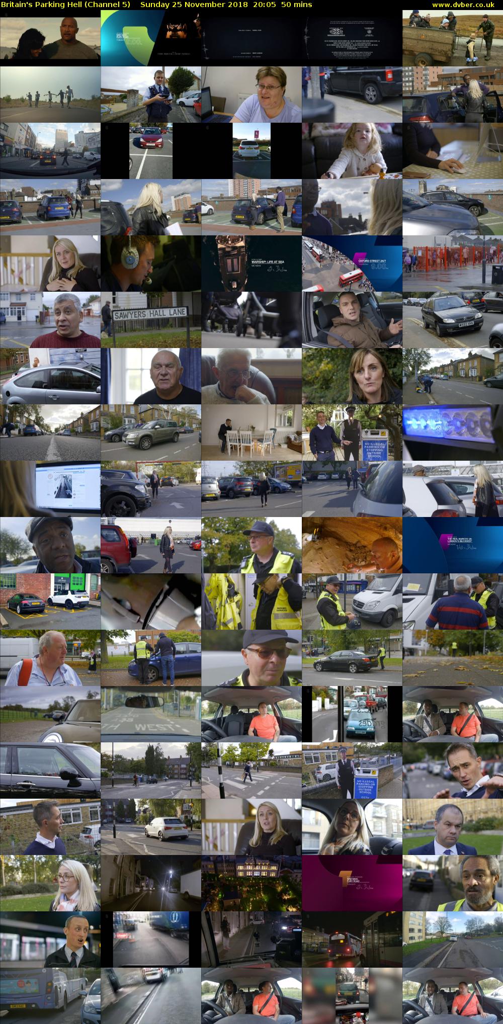 Britain's Parking Hell (Channel 5) Sunday 25 November 2018 20:05 - 20:55