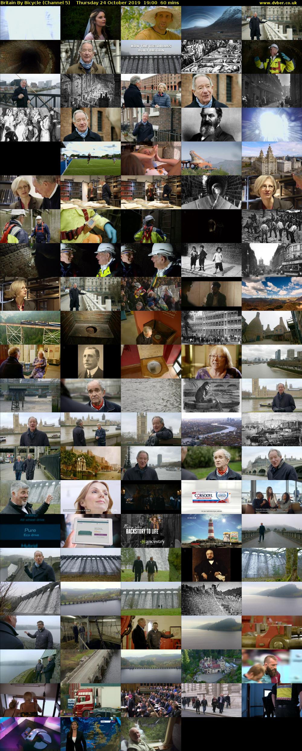 Britain By Bicycle (Channel 5) Thursday 24 October 2019 19:00 - 20:00