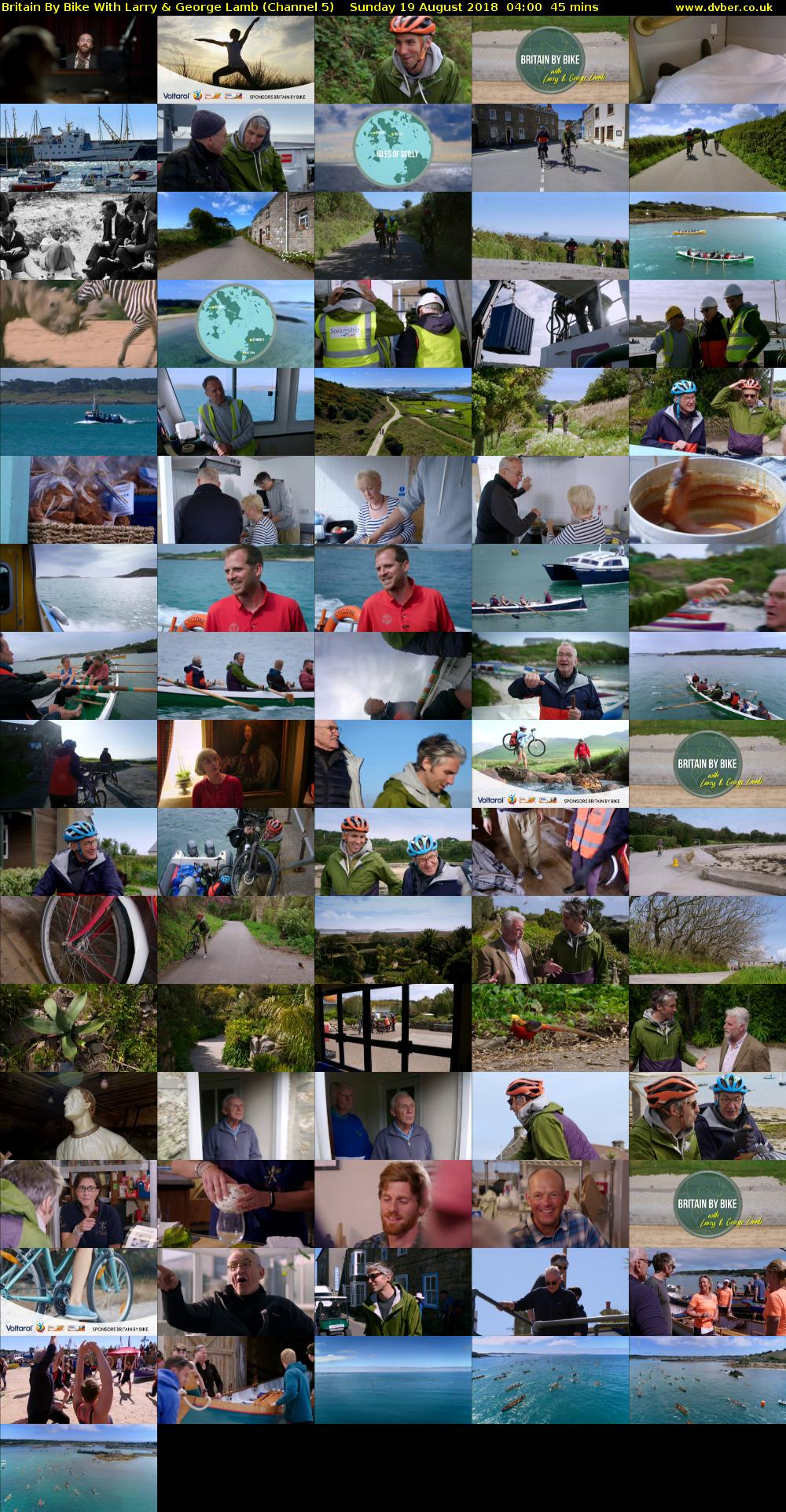 Britain By Bike With Larry & George Lamb (Channel 5) Sunday 19 August 2018 04:00 - 04:45