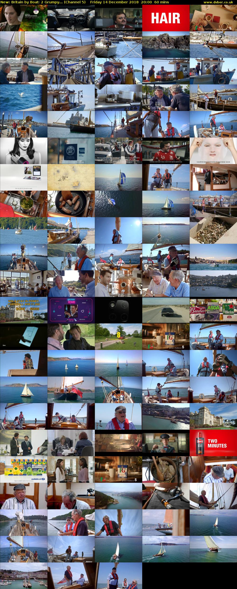 Britain by Boat: 2 Grumpy... (Channel 5) Friday 14 December 2018 20:00 - 21:00