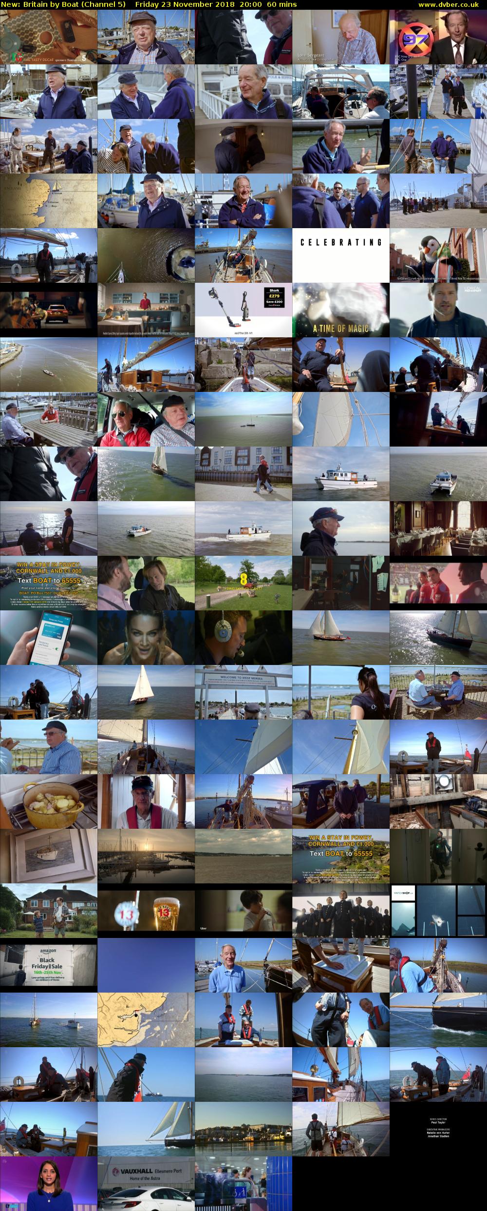 Britain by Boat (Channel 5) Friday 23 November 2018 20:00 - 21:00