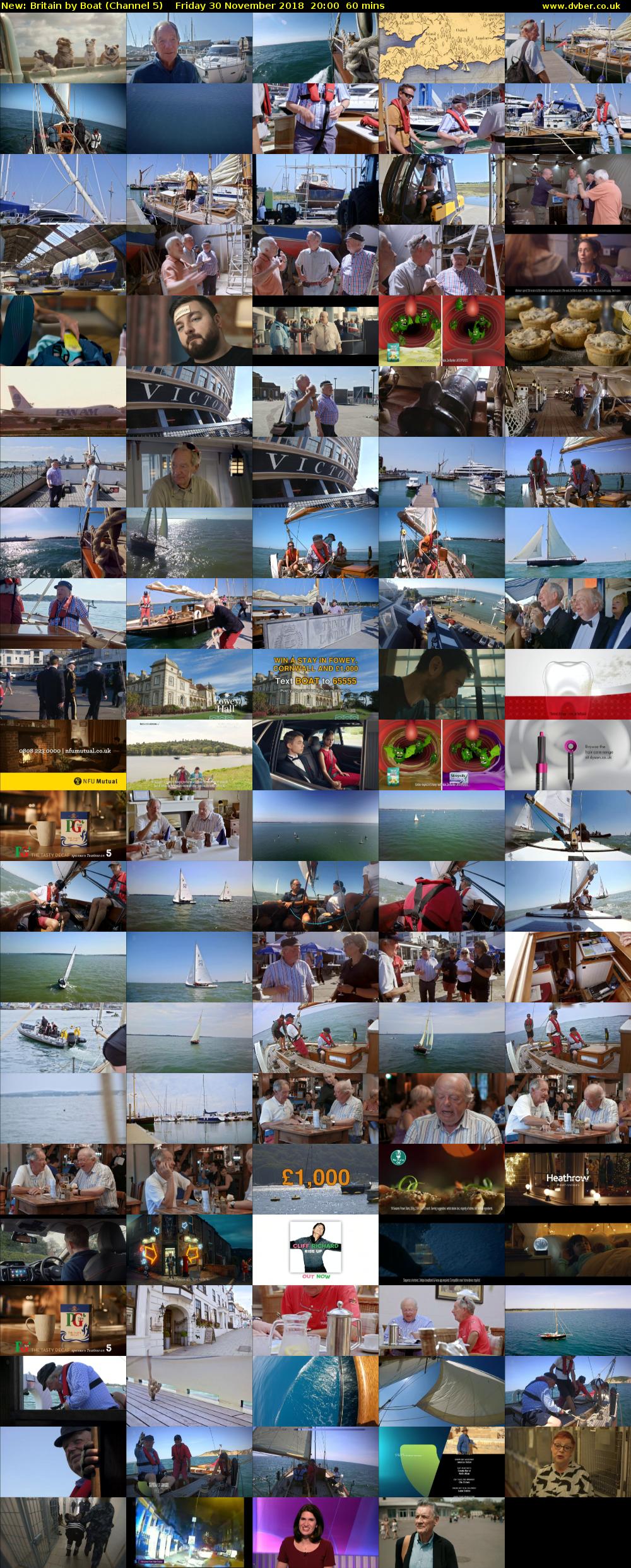 Britain by Boat (Channel 5) Friday 30 November 2018 20:00 - 21:00