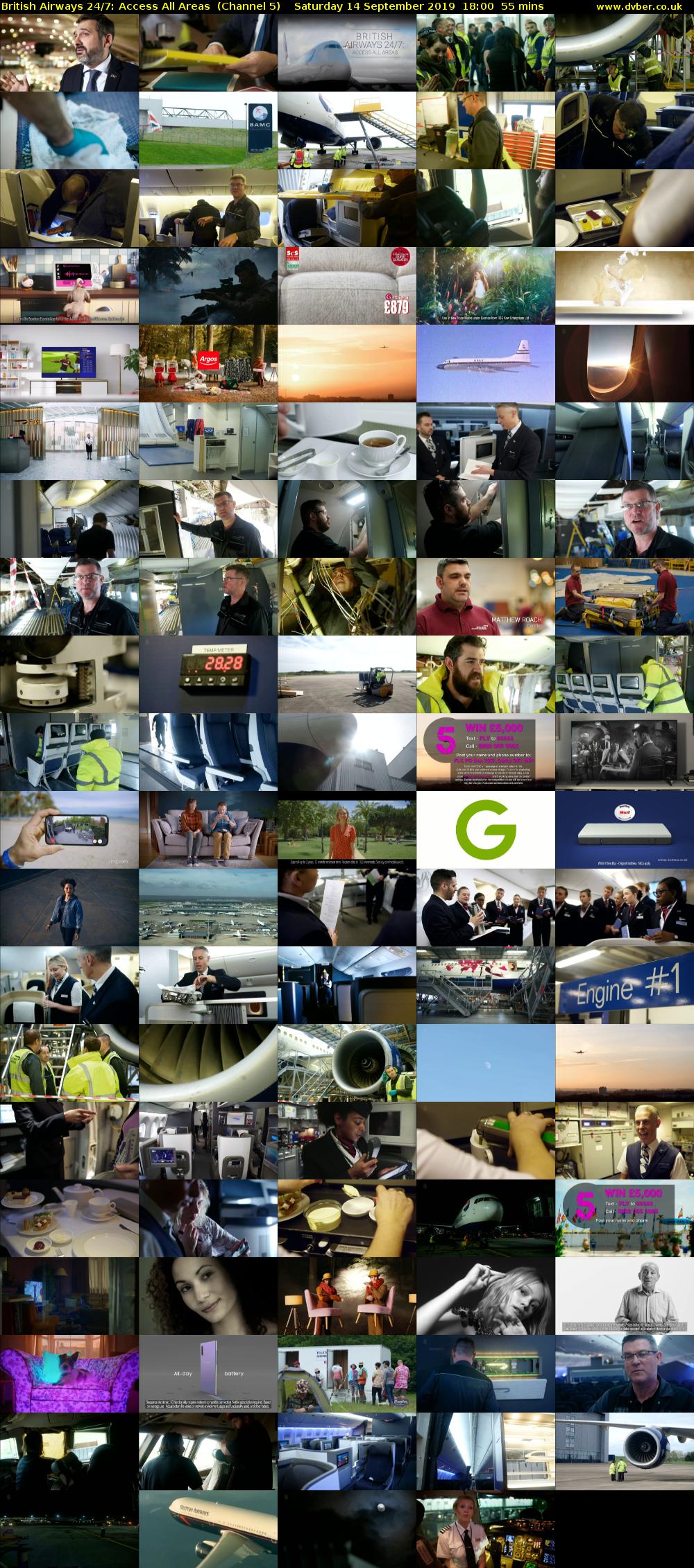 British Airways 24/7: Access All Areas  (Channel 5) Saturday 14 September 2019 18:00 - 18:55