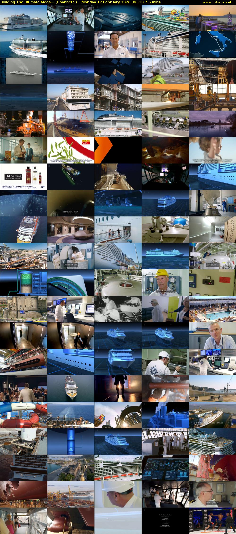 Building The Ultimate Mega... (Channel 5) Monday 17 February 2020 00:10 - 01:05