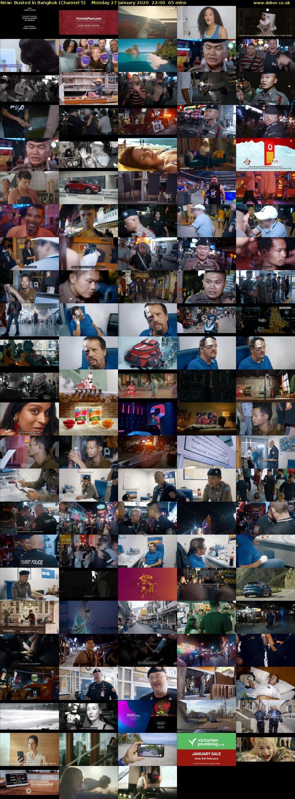 Busted in Bangkok (Channel 5) Monday 27 January 2020 22:00 - 23:05