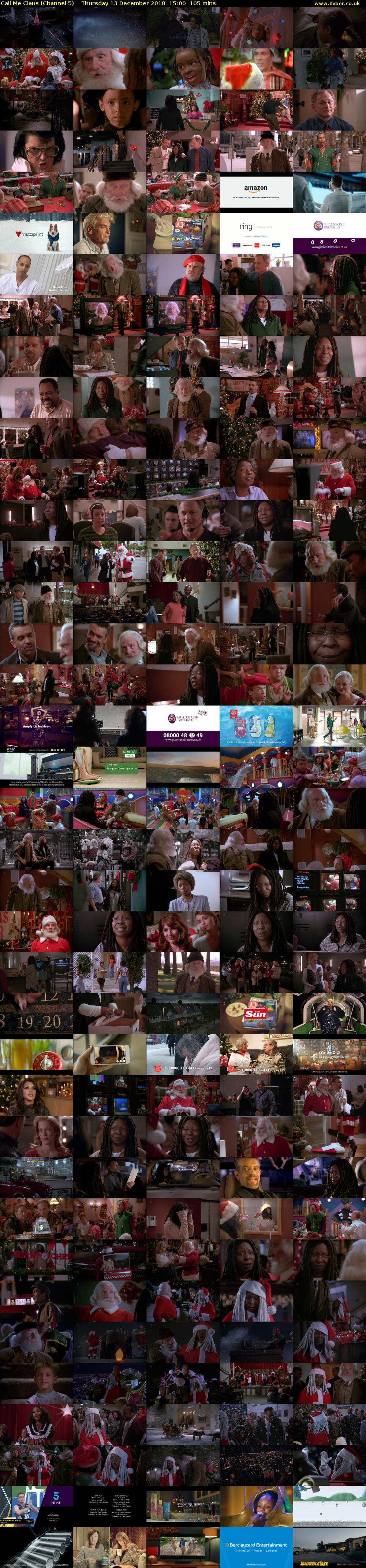Call Me Claus (Channel 5) Thursday 13 December 2018 15:00 - 16:45