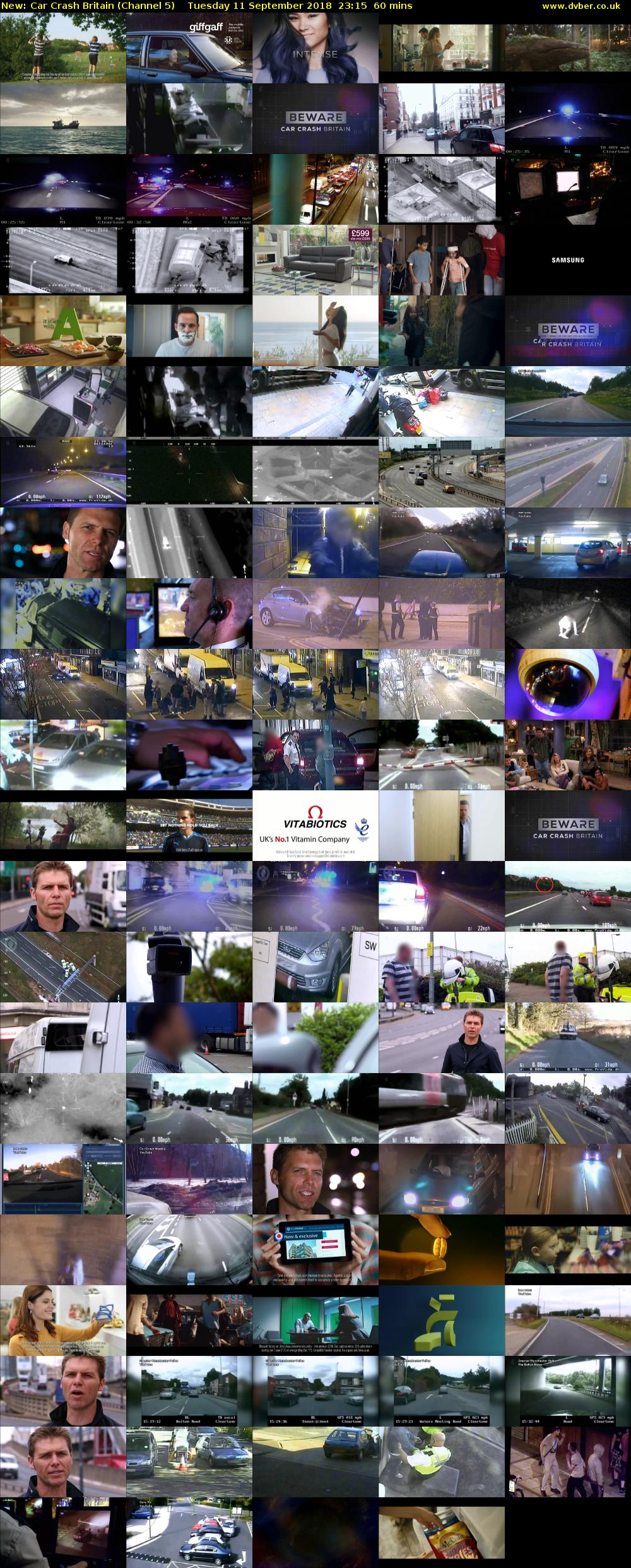 Car Crash Britain (Channel 5) Tuesday 11 September 2018 23:15 - 00:15