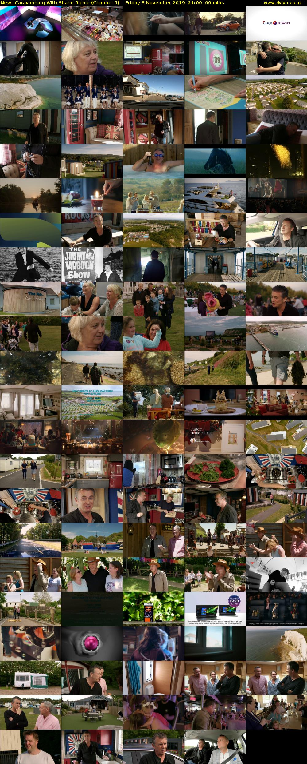 Caravanning With Shane Richie (Channel 5) Friday 8 November 2019 21:00 - 22:00