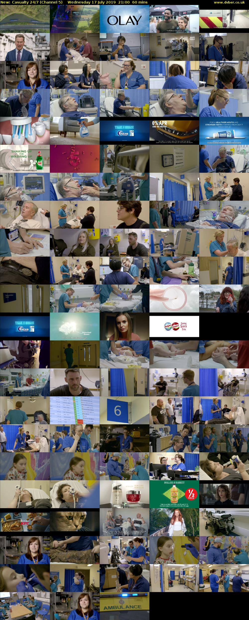 Casualty 24/7 (Channel 5) Wednesday 17 July 2019 21:00 - 22:00