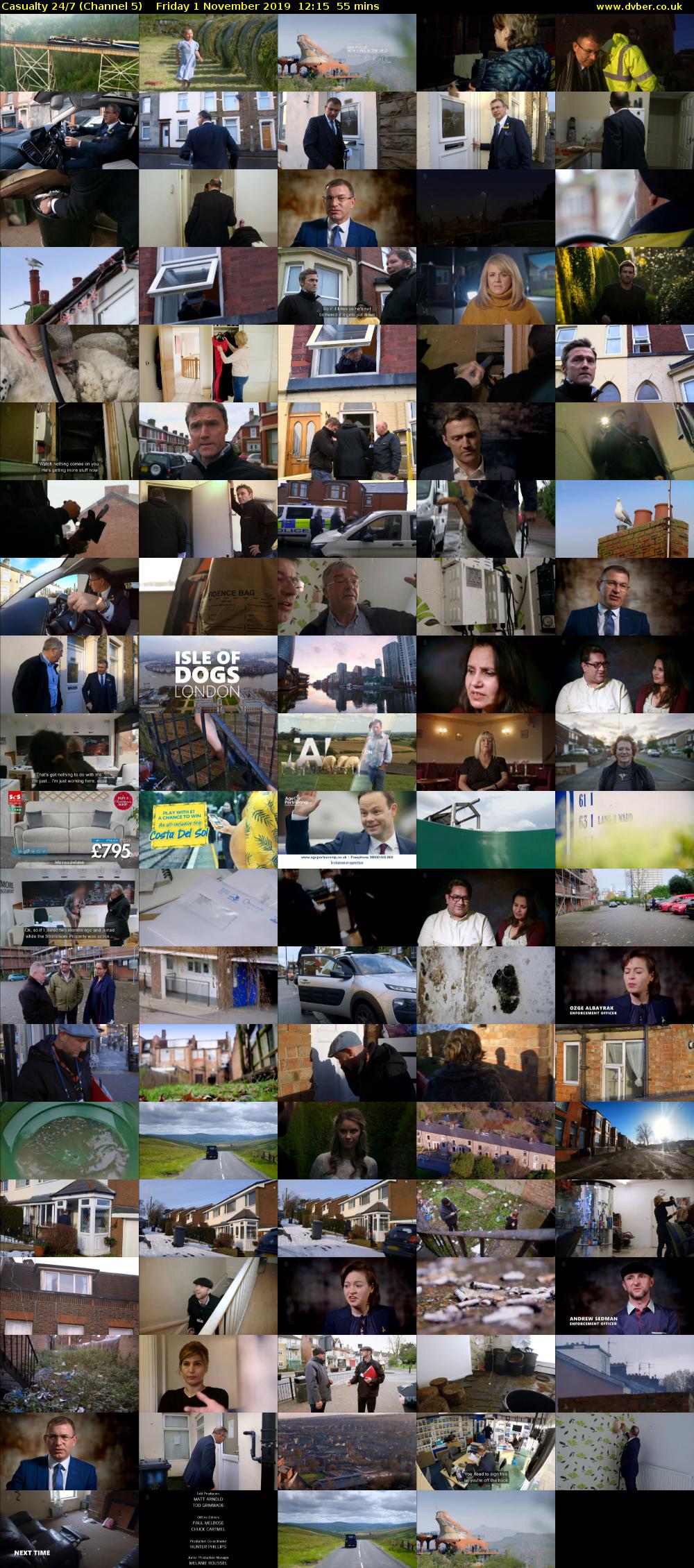 Casualty 24/7 (Channel 5) Friday 1 November 2019 12:15 - 13:10