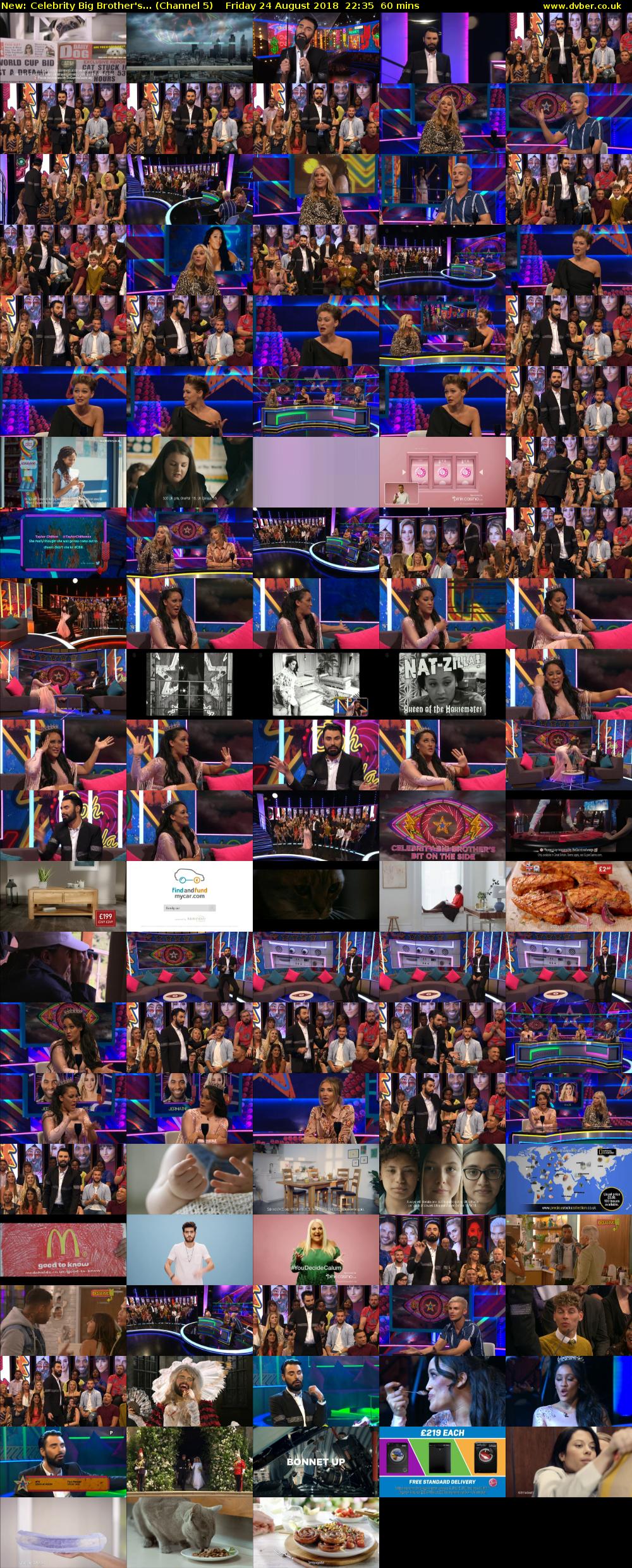 Celebrity Big Brother's... (Channel 5) Friday 24 August 2018 22:35 - 23:35
