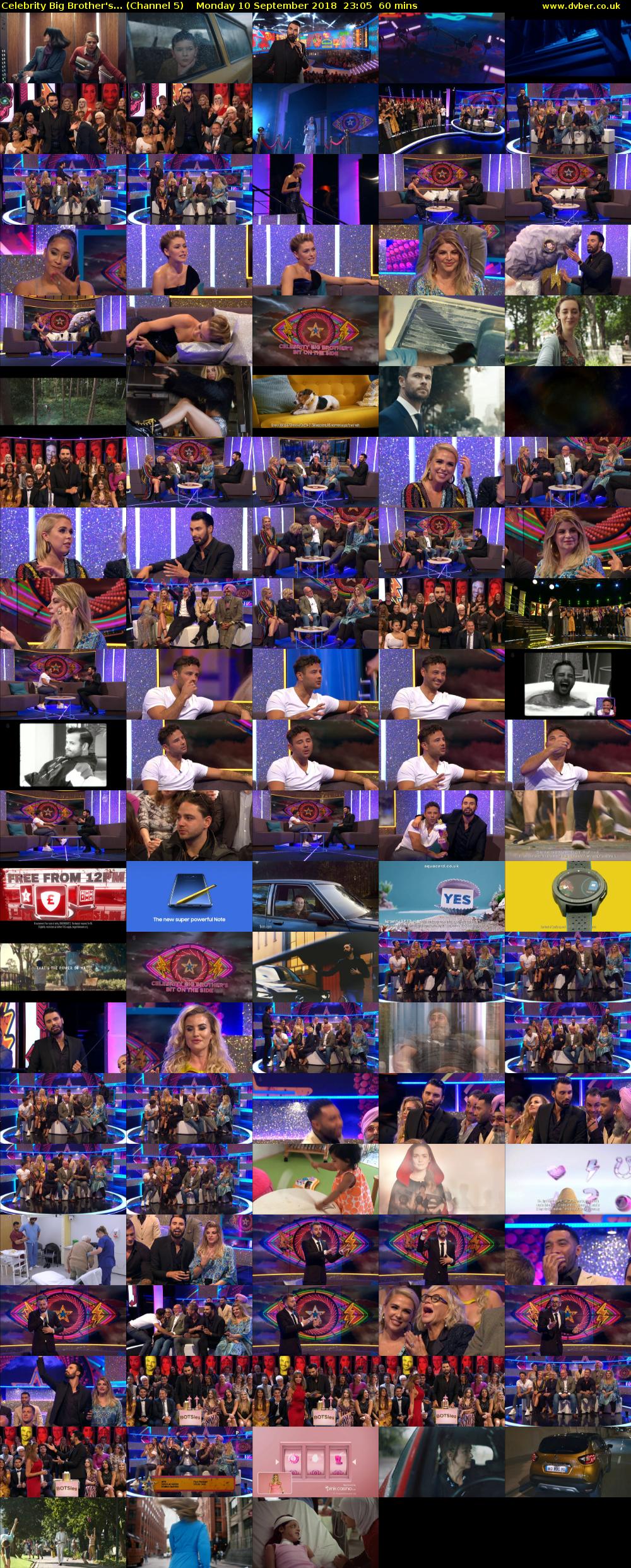Celebrity Big Brother's... (Channel 5) Monday 10 September 2018 23:05 - 00:05