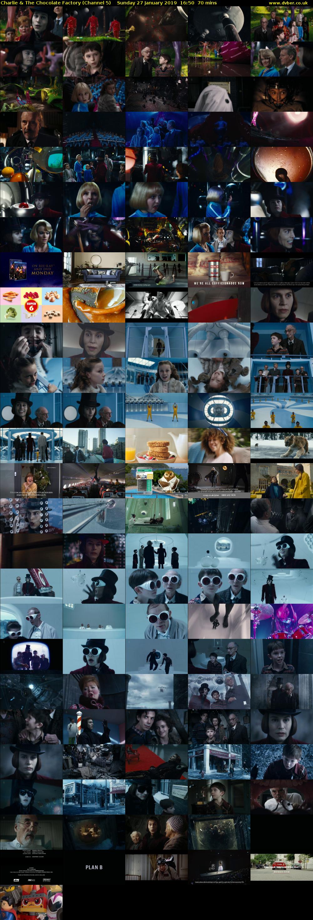 Charlie & The Chocolate Factory (Channel 5) Sunday 27 January 2019 16:50 - 18:00