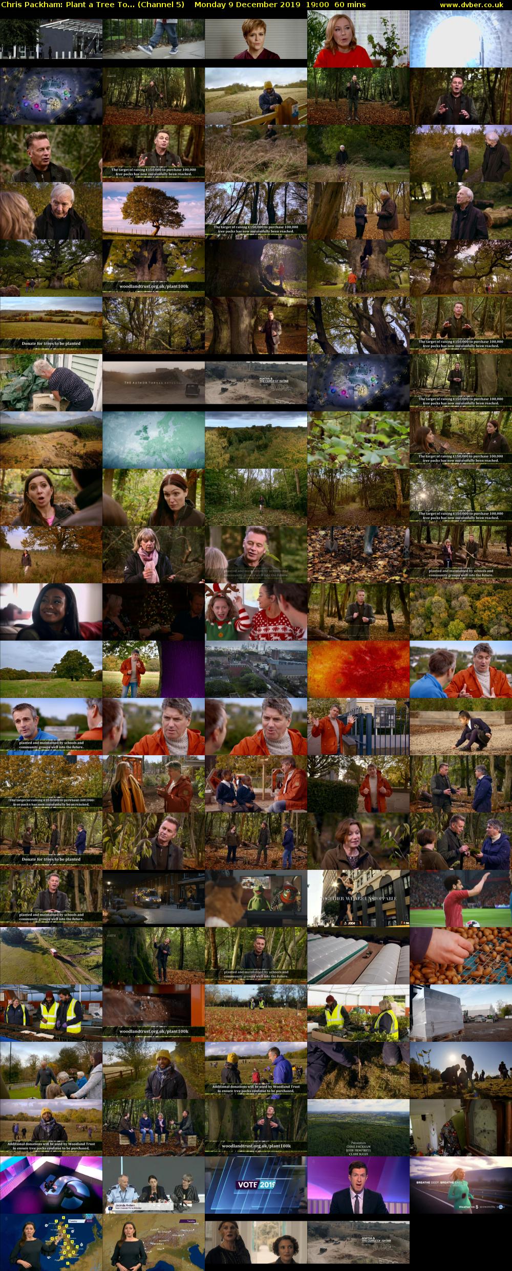 Chris Packham: Plant a Tree To... (Channel 5) Monday 9 December 2019 19:00 - 20:00
