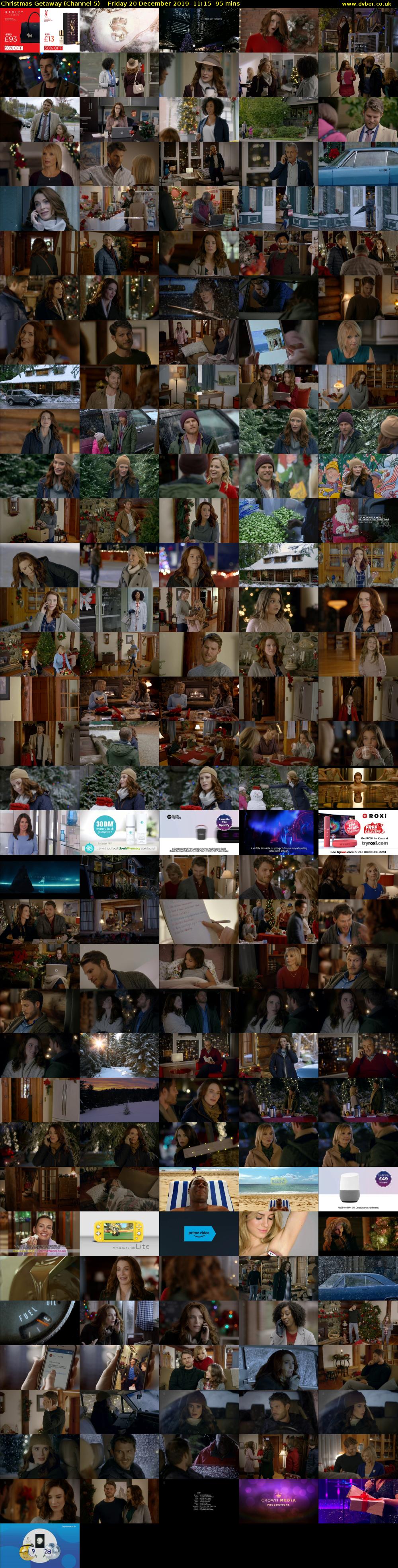 Christmas Getaway (Channel 5) Friday 20 December 2019 11:15 - 12:50