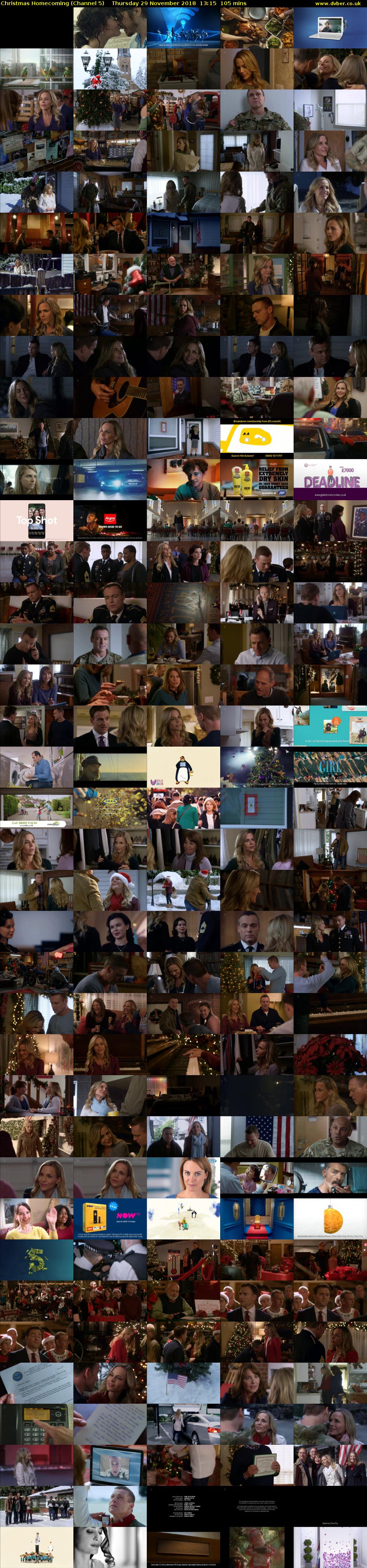 Christmas Homecoming (Channel 5) Thursday 29 November 2018 13:15 - 15:00