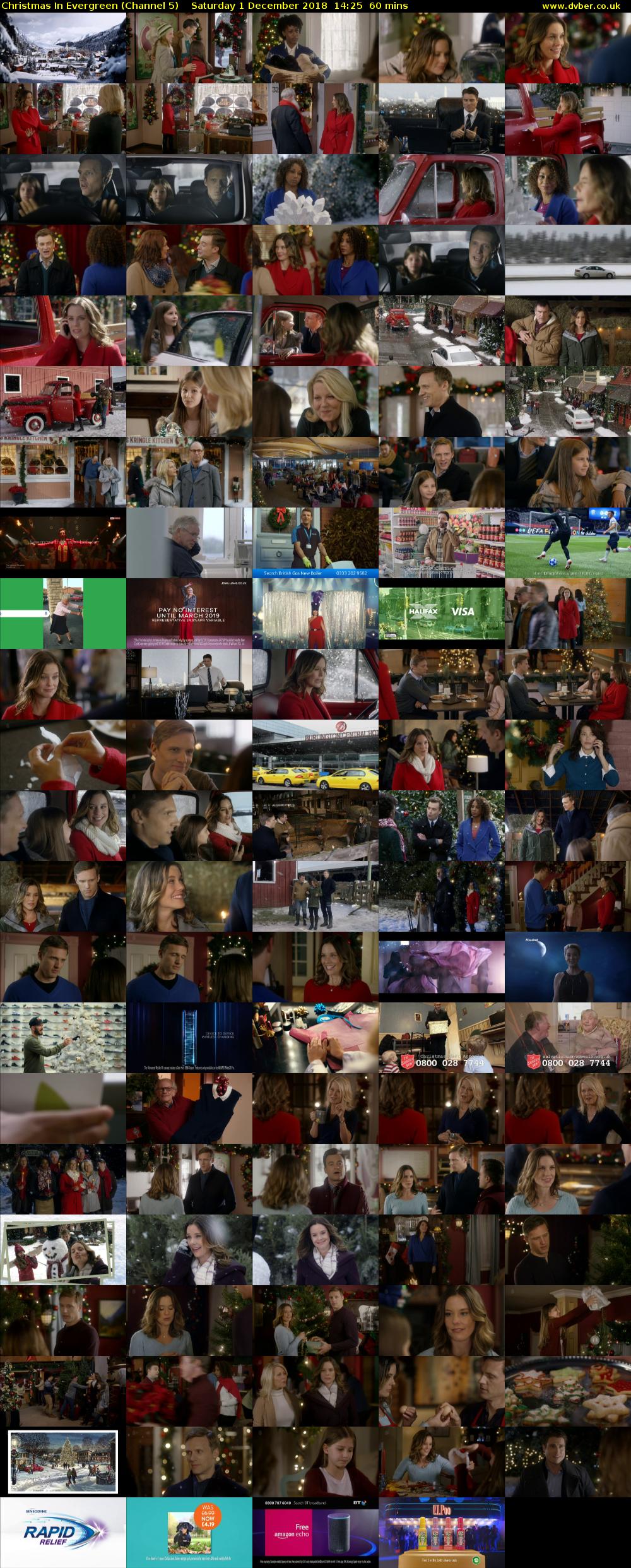Christmas In Evergreen (Channel 5) Saturday 1 December 2018 14:25 - 15:25