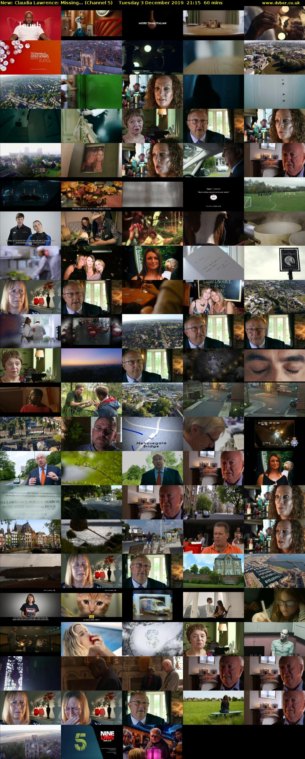 Claudia Lawrence: Missing... (Channel 5) Tuesday 3 December 2019 21:15 - 22:15