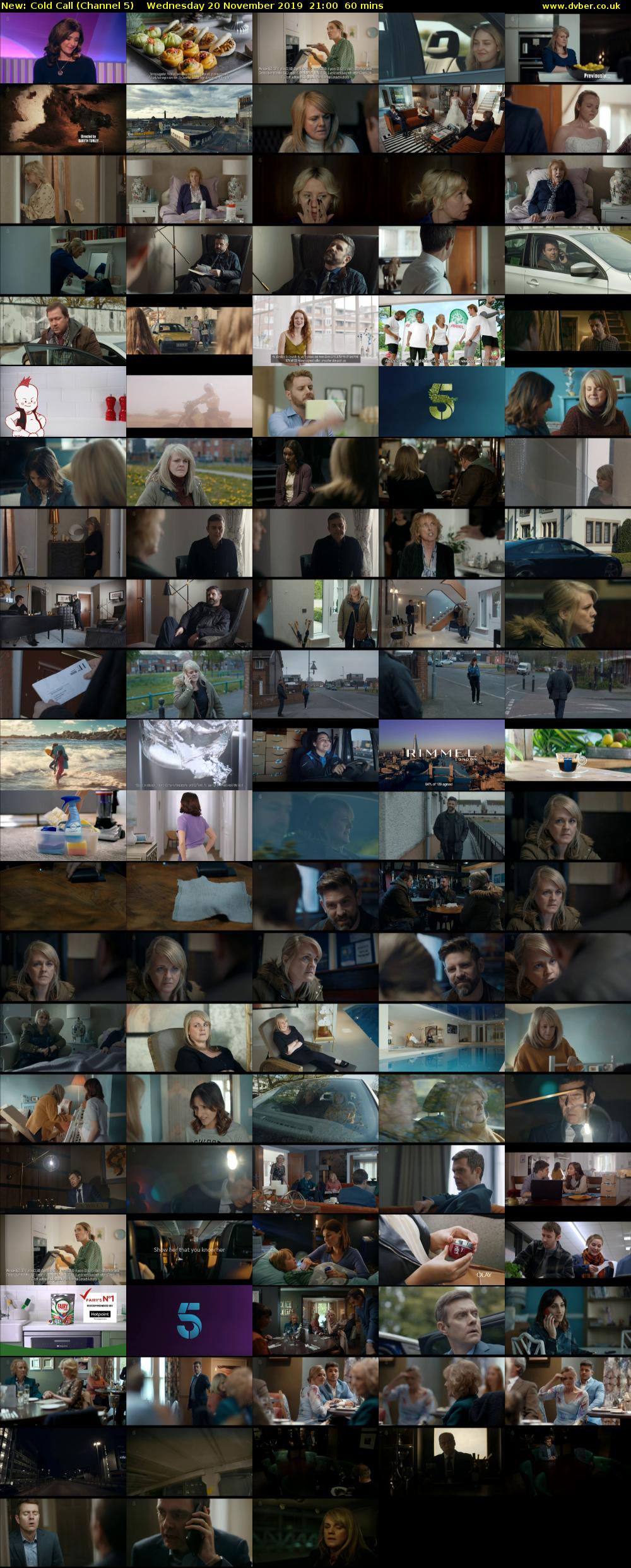 Cold Call (Channel 5) Wednesday 20 November 2019 21:00 - 22:00