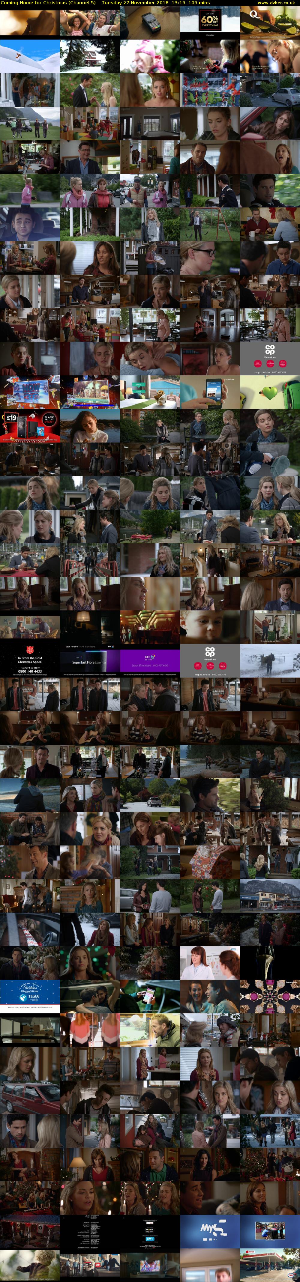 Coming Home for Christmas (Channel 5) Tuesday 27 November 2018 13:15 - 15:00