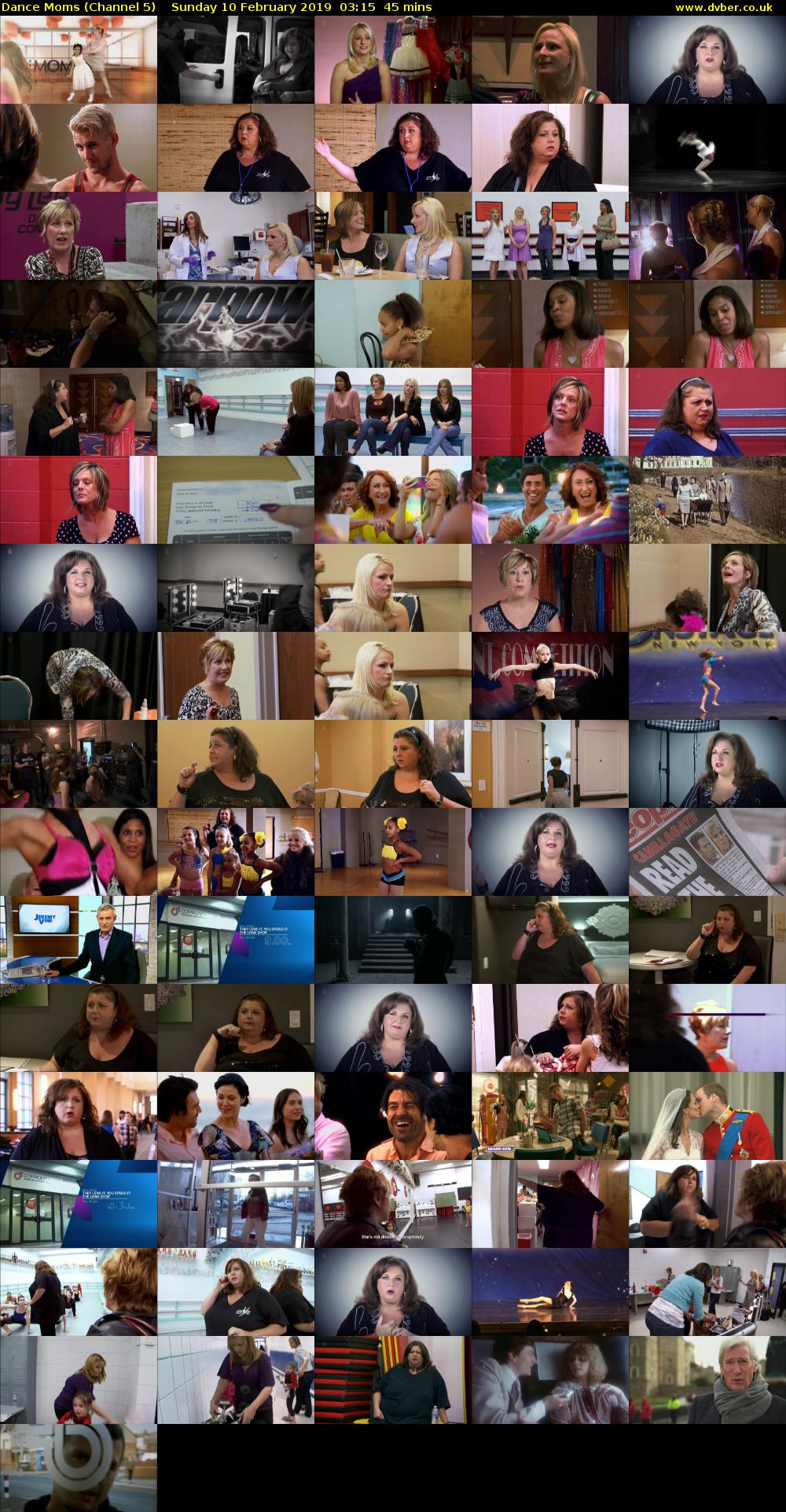 Dance Moms (Channel 5) Sunday 10 February 2019 03:15 - 04:00