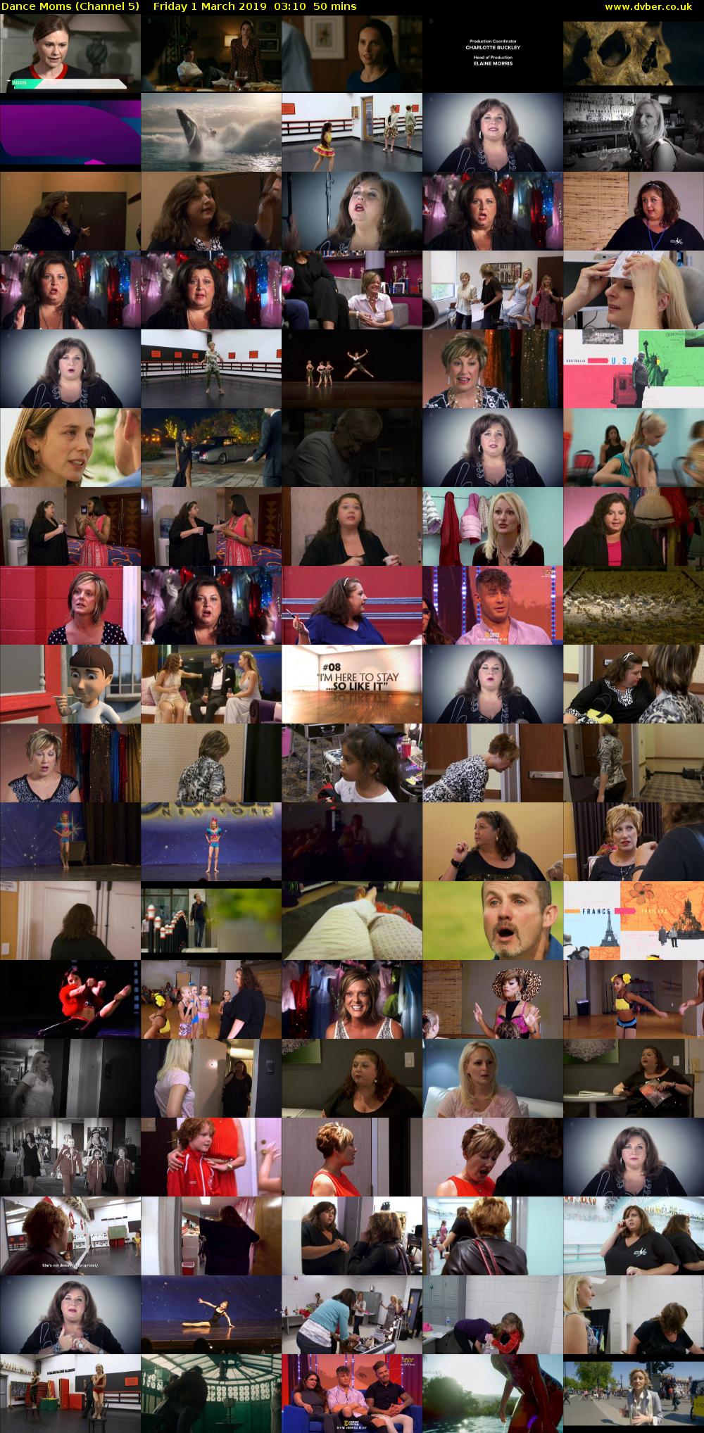 Dance Moms (Channel 5) Friday 1 March 2019 03:10 - 04:00