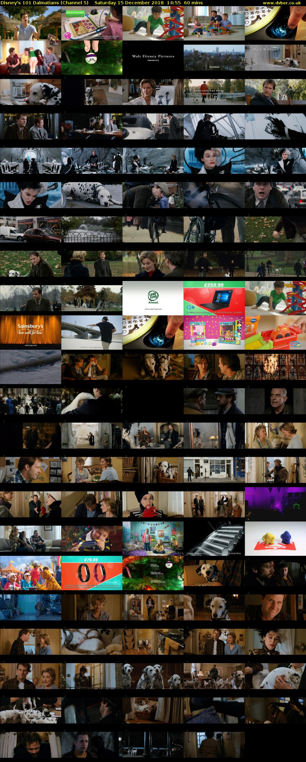 Disney's 101 Dalmatians (Channel 5) Saturday 15 December 2018 14:55 - 15:55