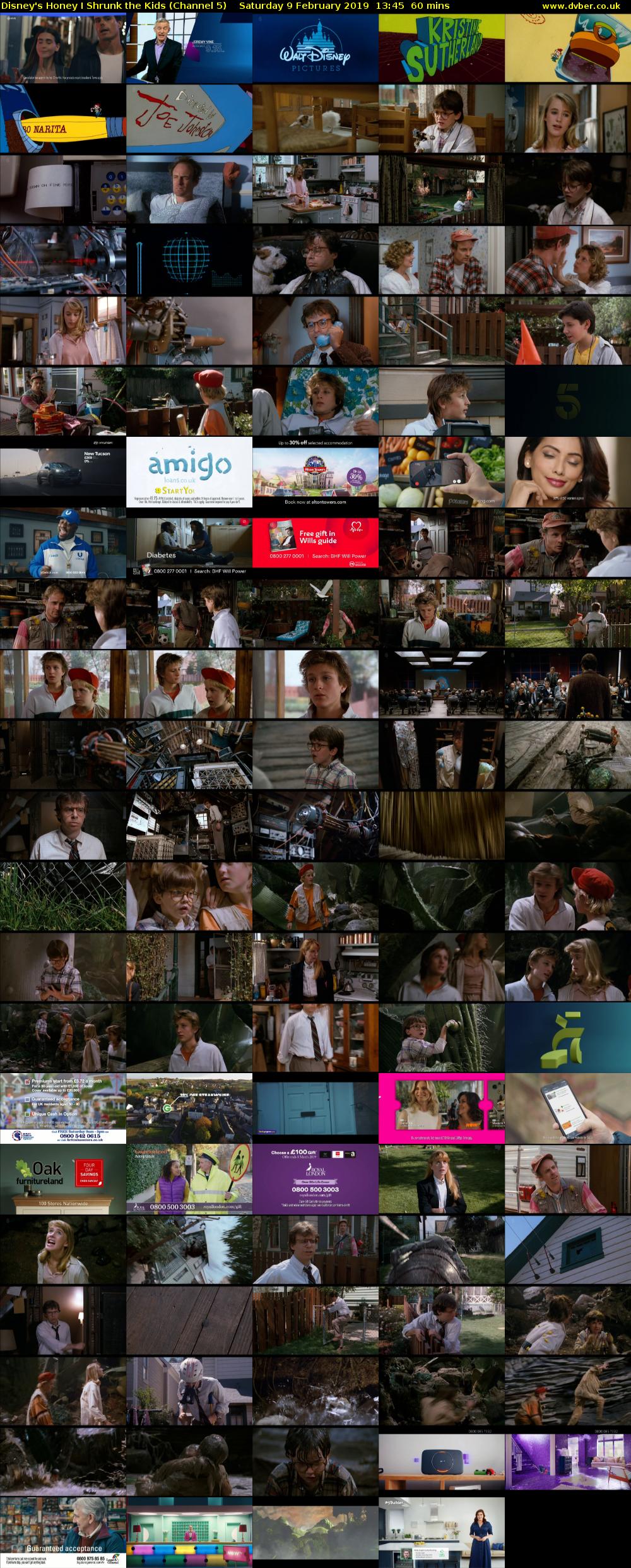 Disney's Honey I Shrunk the Kids (Channel 5) Saturday 9 February 2019 13:45 - 14:45
