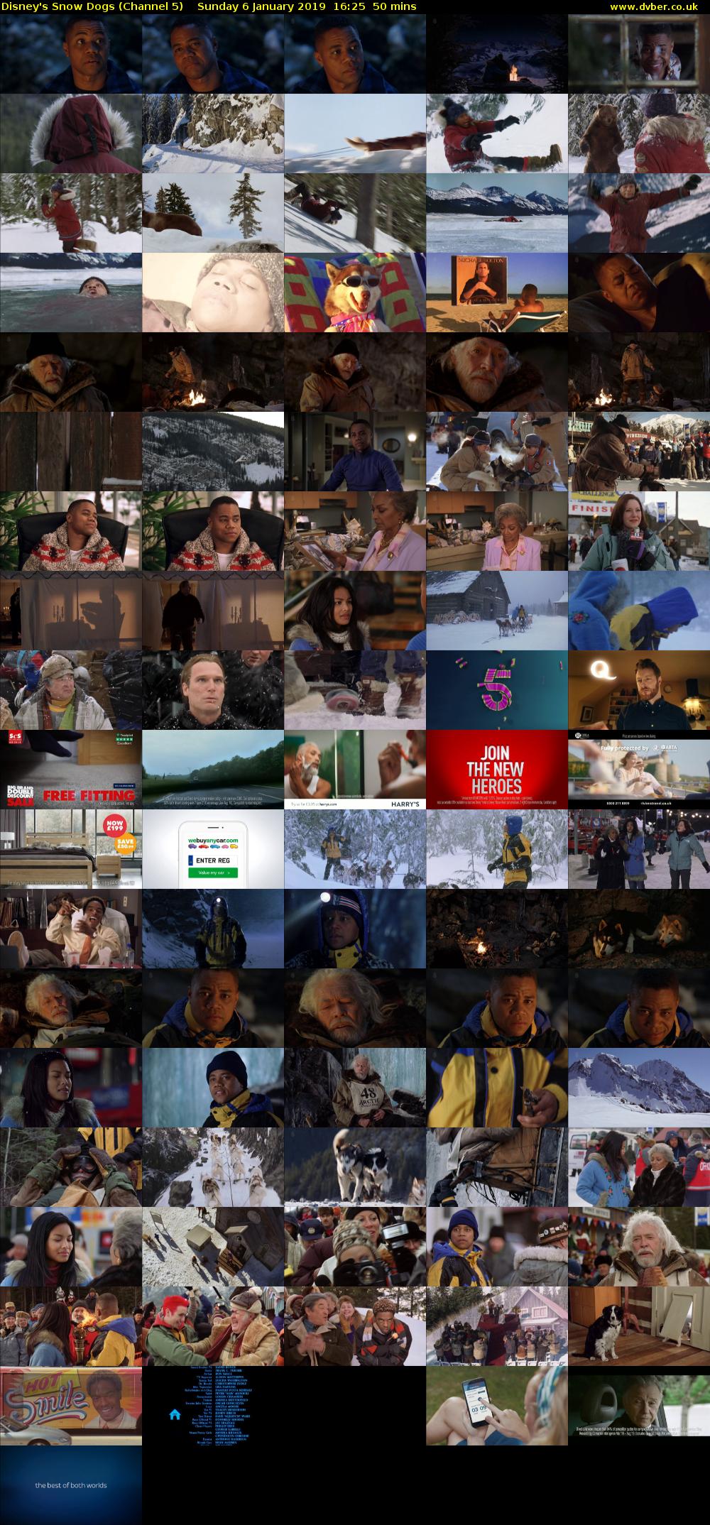 Disney's Snow Dogs (Channel 5) Sunday 6 January 2019 16:25 - 17:15