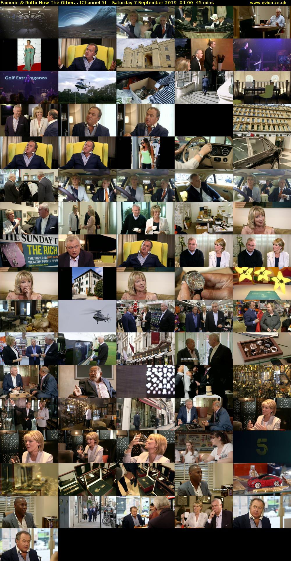 Eamonn & Ruth: How The Other... (Channel 5) Saturday 7 September 2019 04:00 - 04:45