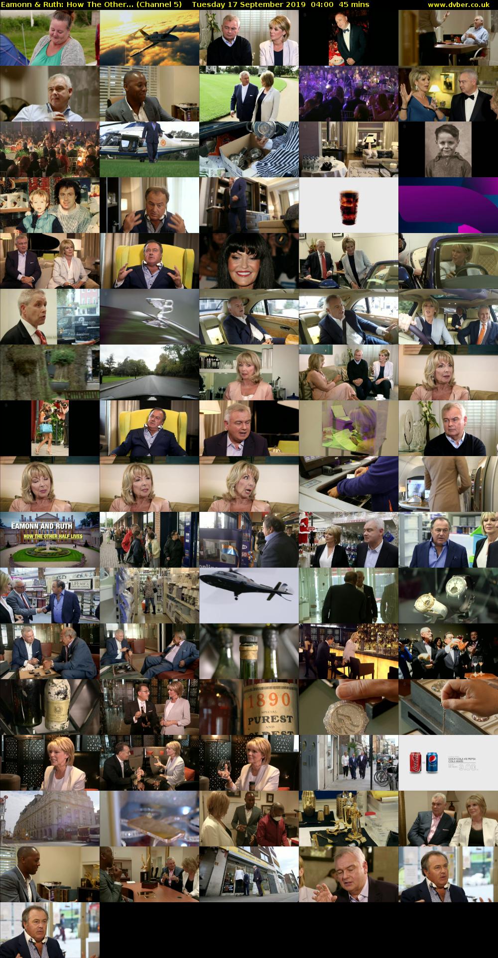 Eamonn & Ruth: How The Other... (Channel 5) Tuesday 17 September 2019 04:00 - 04:45