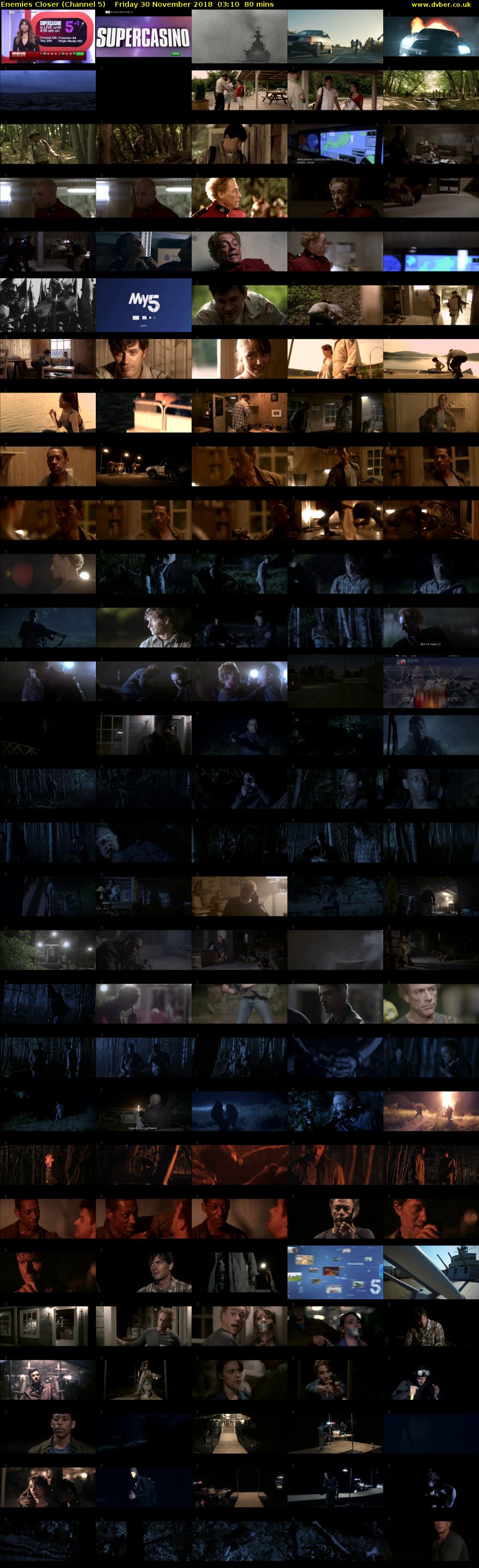 Enemies Closer (Channel 5) Friday 30 November 2018 03:10 - 04:30