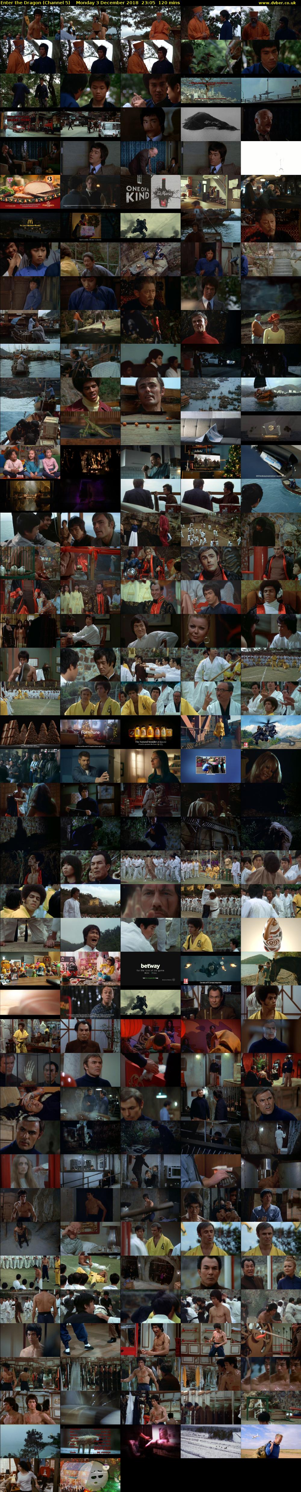 Enter the Dragon (Channel 5) Monday 3 December 2018 23:05 - 01:05