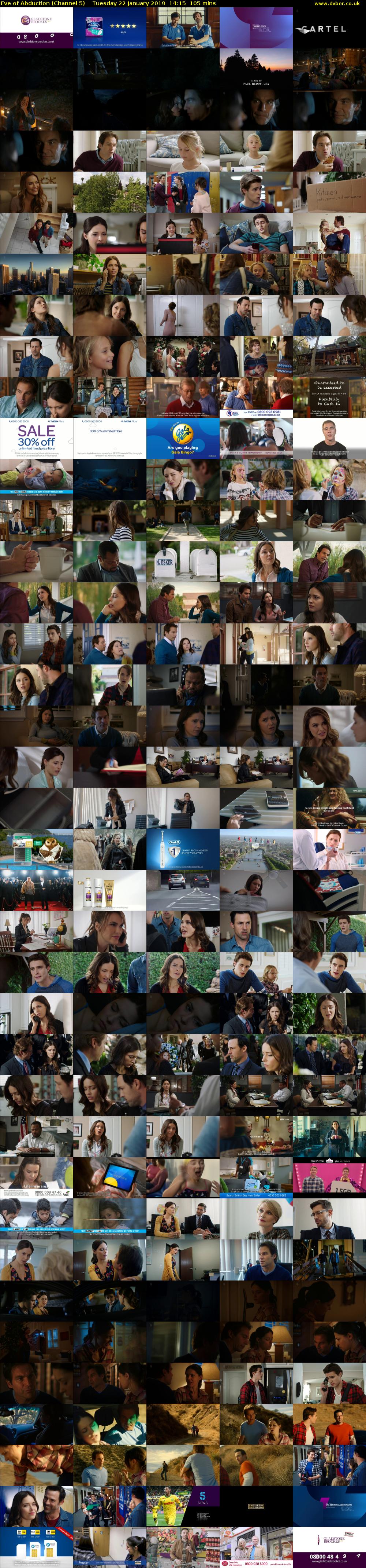 Eve of Abduction (Channel 5) Tuesday 22 January 2019 14:15 - 16:00