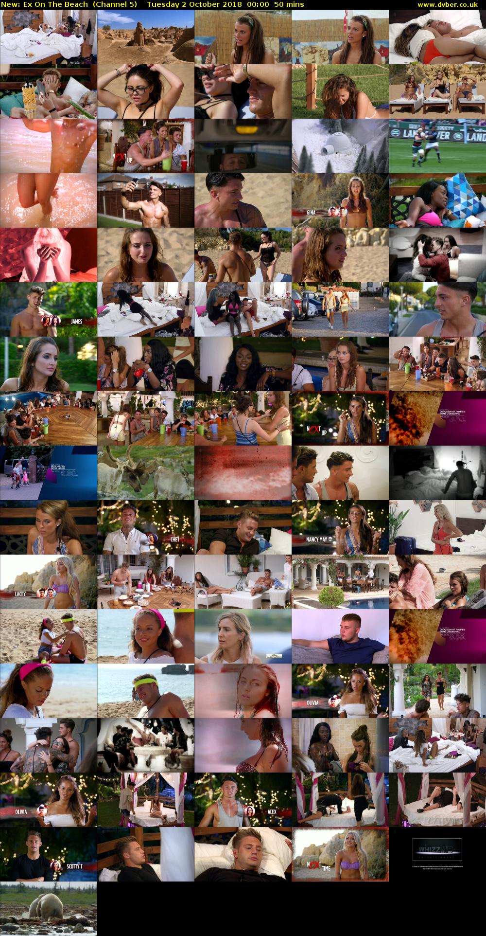 Ex On The Beach (Channel 5) Tuesday 2 October 2018 00:00 - 00:50