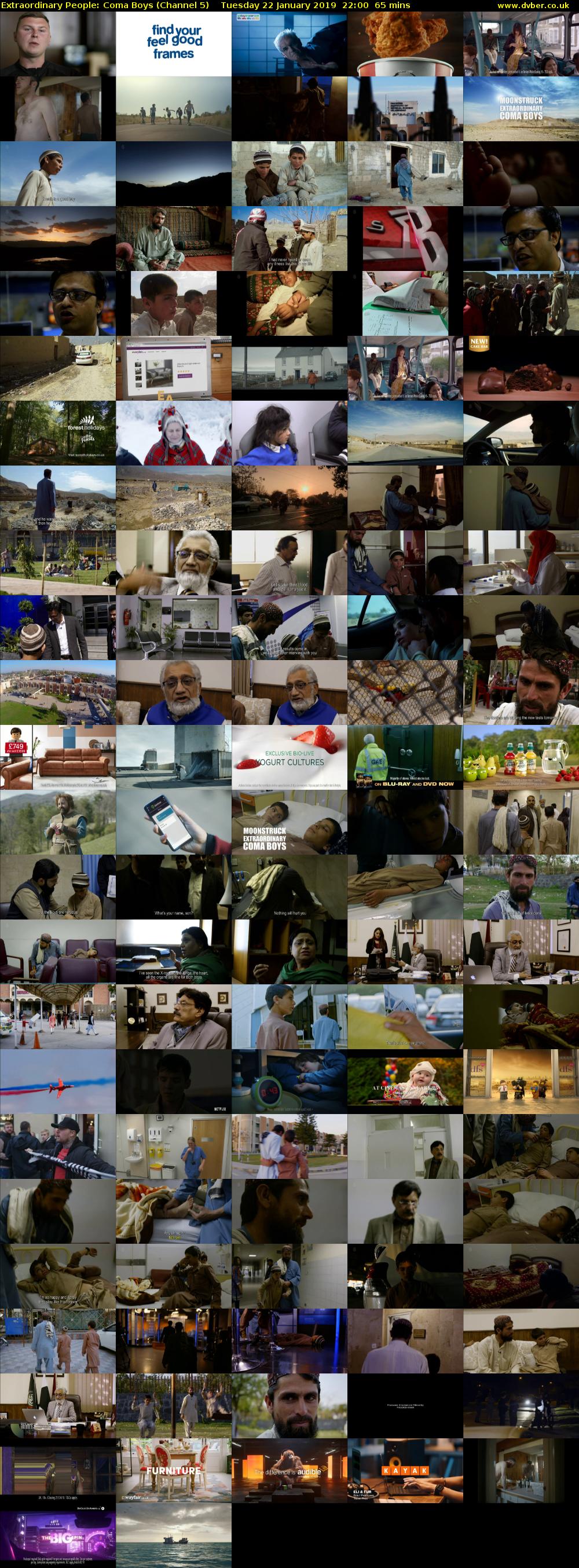 Extraordinary People: Coma Boys (Channel 5) Tuesday 22 January 2019 22:00 - 23:05