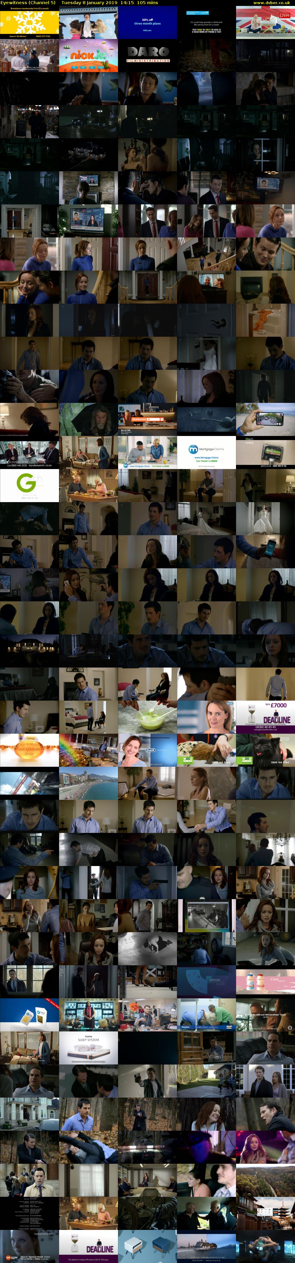 Eyewitness (Channel 5) Tuesday 8 January 2019 14:15 - 16:00