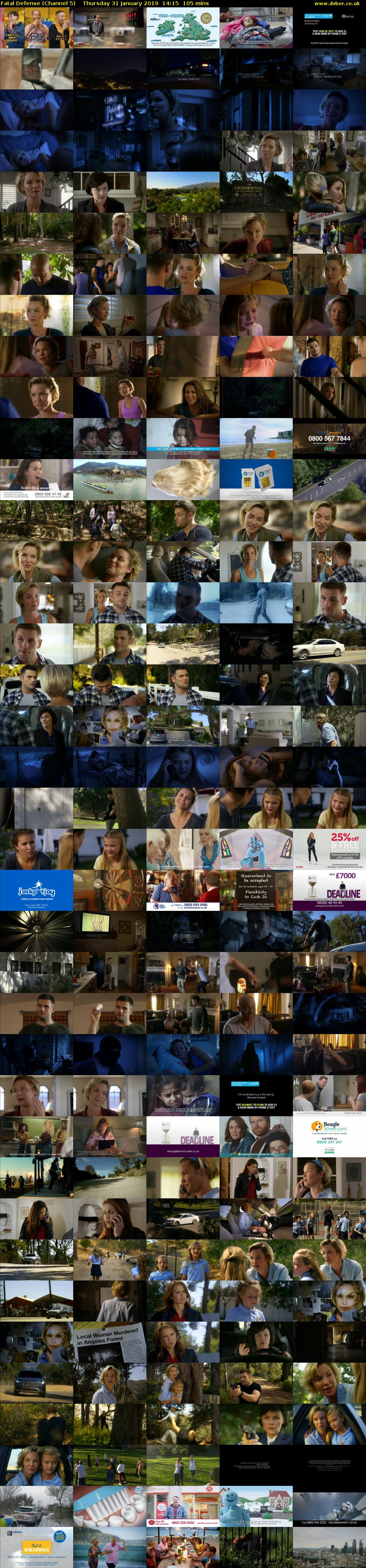 Fatal Defense (Channel 5) Thursday 31 January 2019 14:15 - 16:00