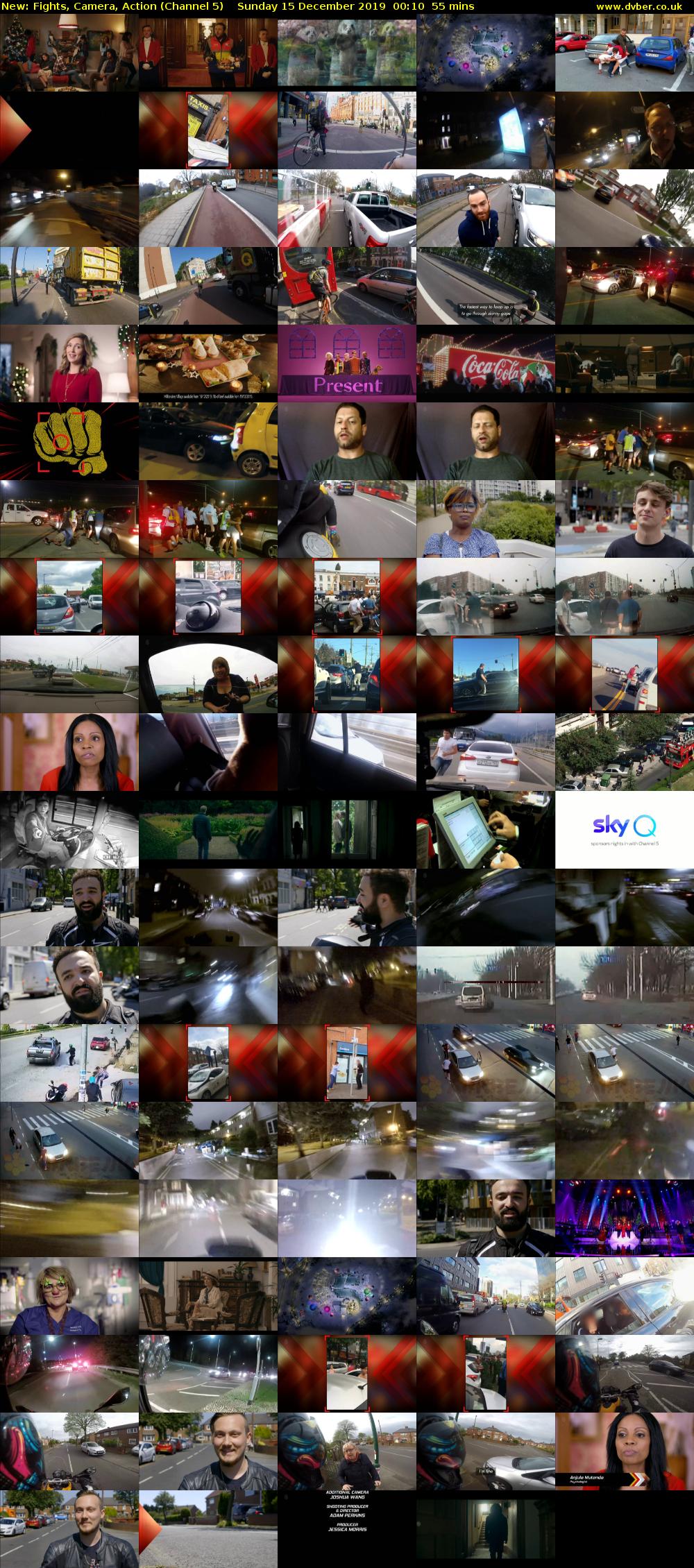 Fights, Camera, Action (Channel 5) Sunday 15 December 2019 00:10 - 01:05
