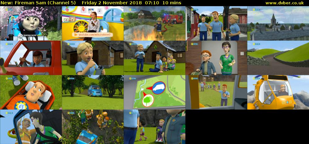 Fireman Sam (Channel 5) Friday 2 November 2018 07:10 - 07:20
