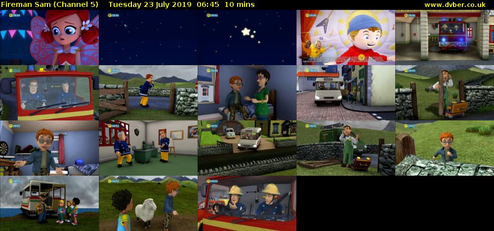 Fireman Sam (Channel 5) Tuesday 23 July 2019 06:45 - 06:55