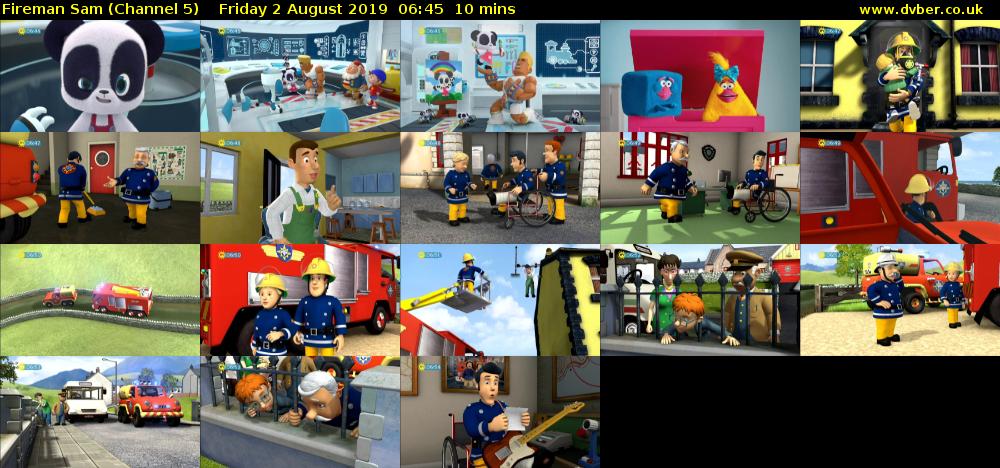 Fireman Sam (Channel 5) Friday 2 August 2019 06:45 - 06:55