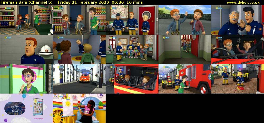 Fireman Sam (Channel 5) Friday 21 February 2020 06:30 - 06:40